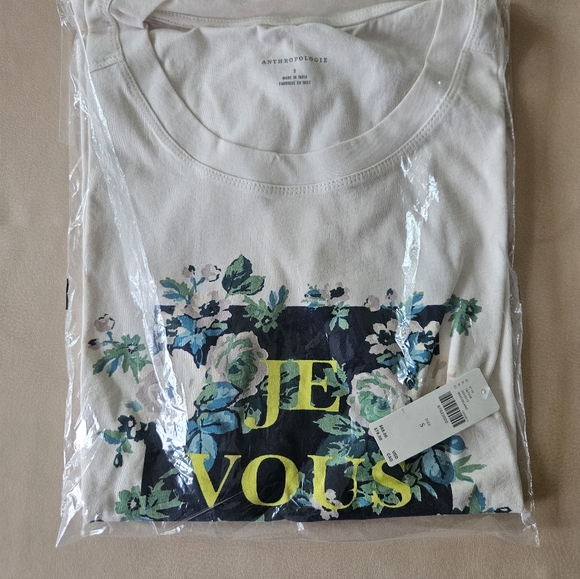 Anthropologie Floral French Oversized Shirt - Picture 5 of 9